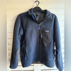 Patagonia Fleece Navy Classic Retro-X Jacket sz M